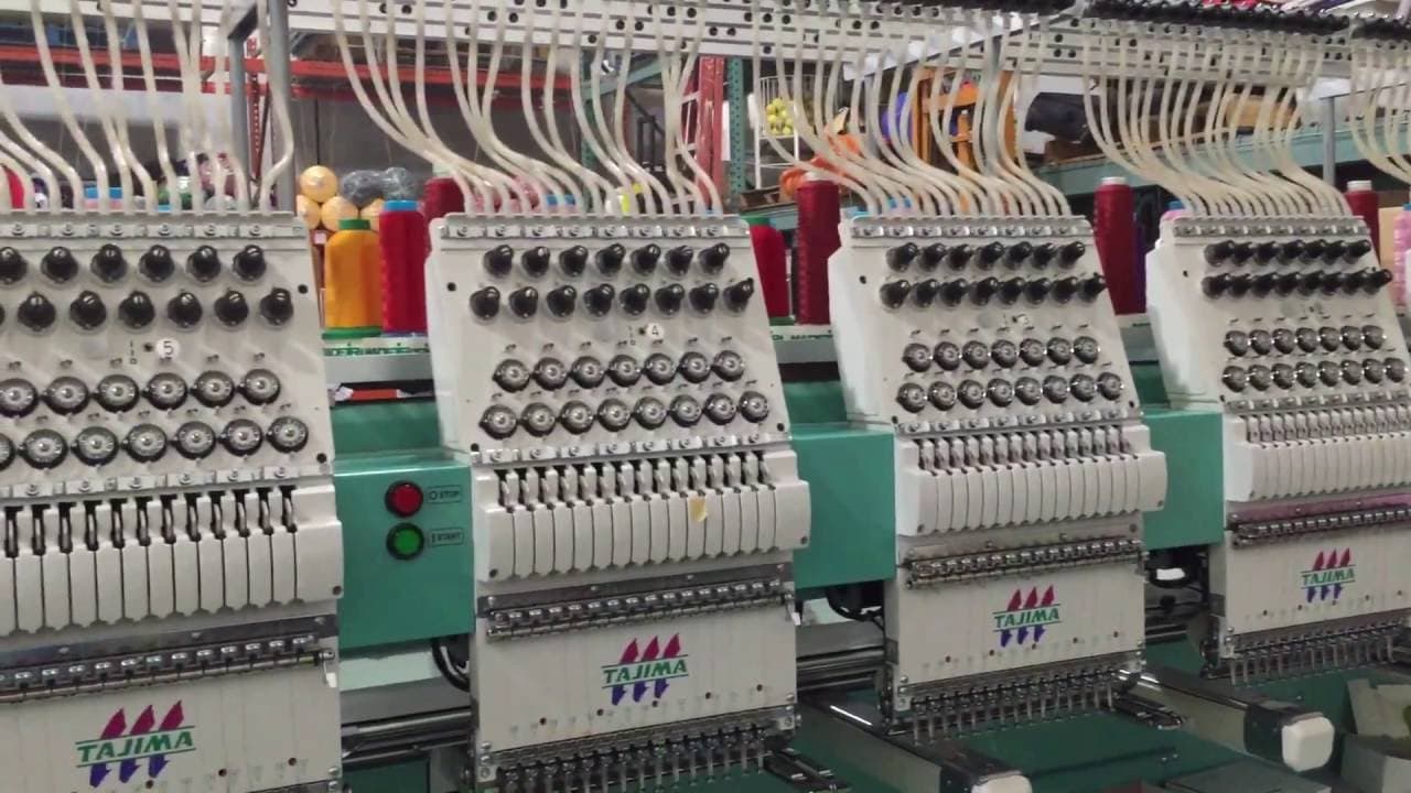 Hand Embroidery and TAJIMA Embroidery Machine In-House
